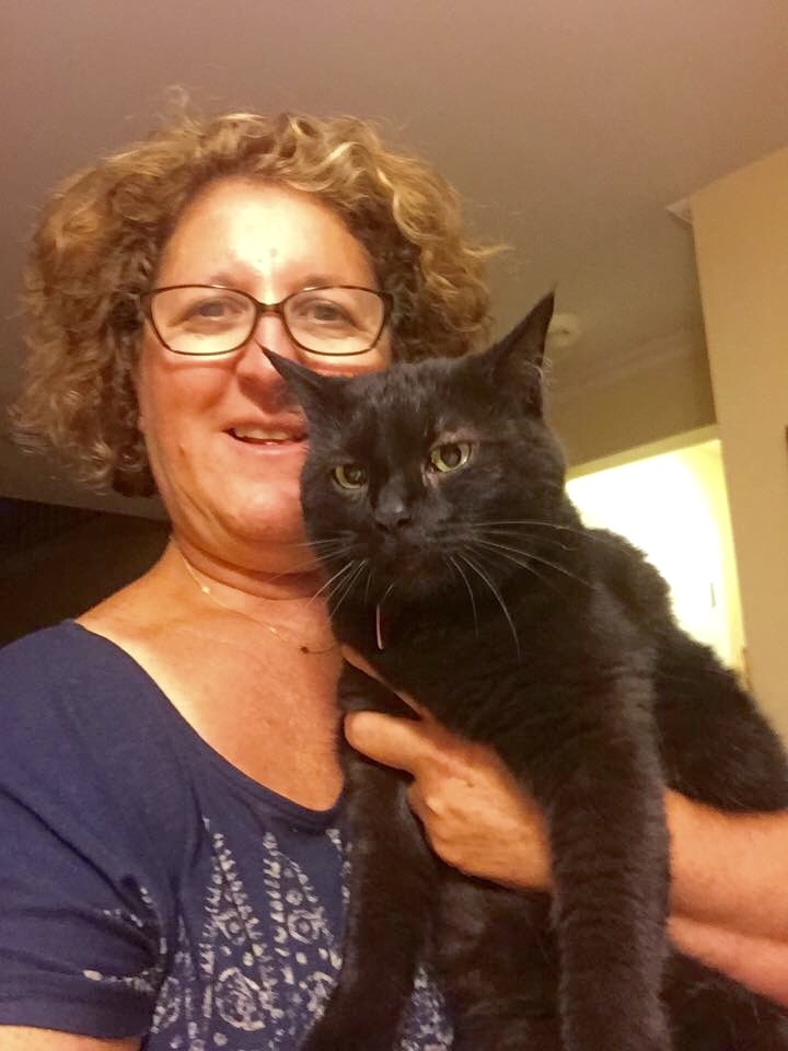 Cat and Mom