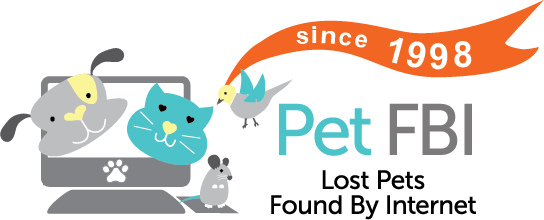 Pet FBI is The Free Database and Information Center For Lost and Found Pets  | Pet FBI Pets Found By Internet